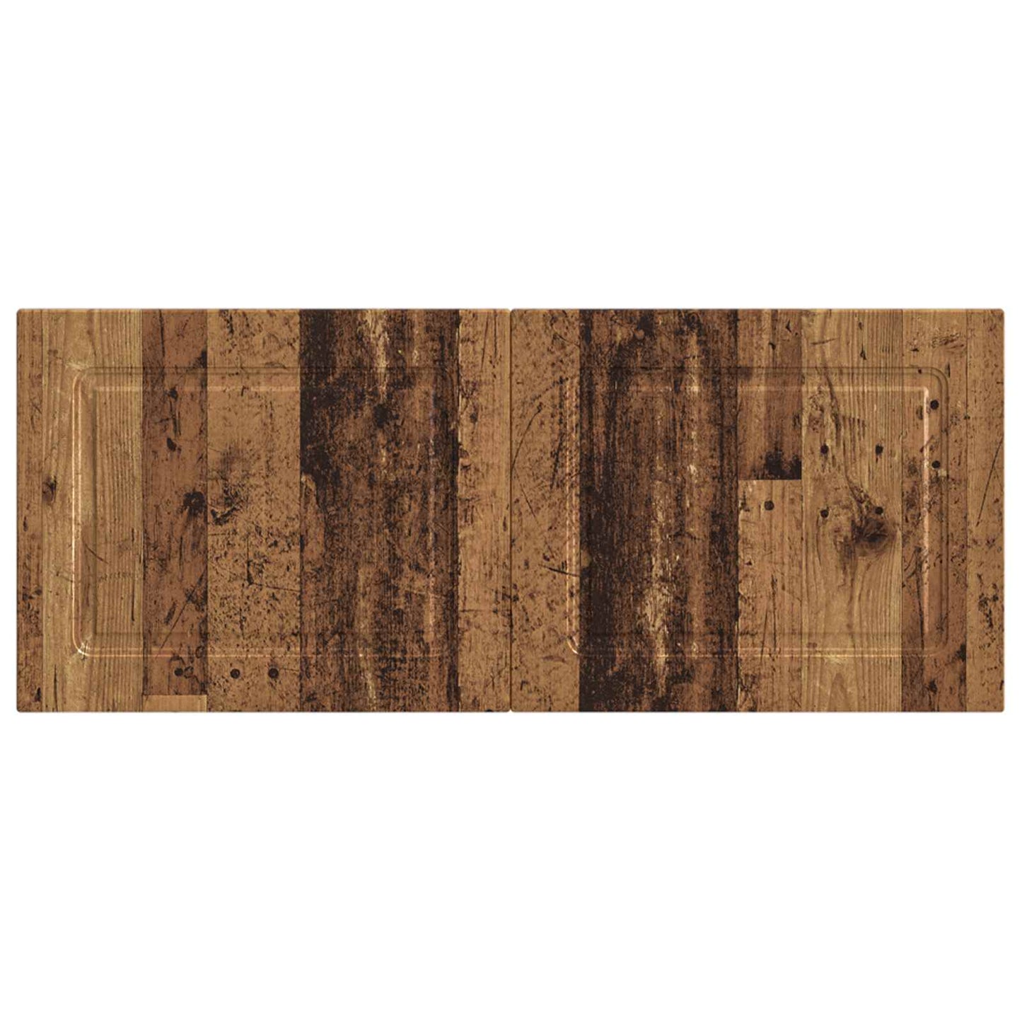 Wall-Mounted Headboard UTRECHT Old Wood Engineered Wood