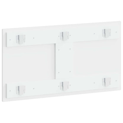 Wall-Mounted Headboard UTRECHT White Engineered Wood