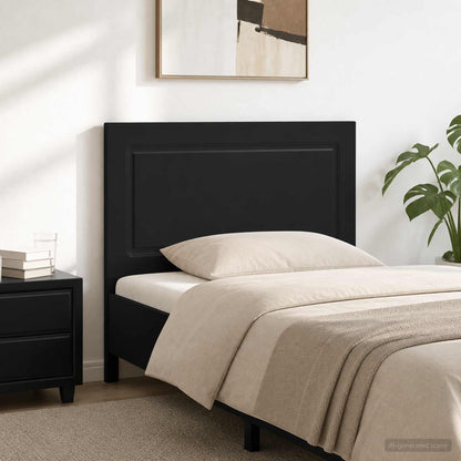 Wall-Mounted Headboard UTRECHT Black Engineered Wood