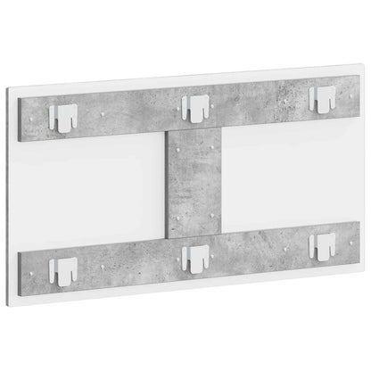 Wall-Mounted Headboard UTRECHT Concrete Grey Engineered Wood