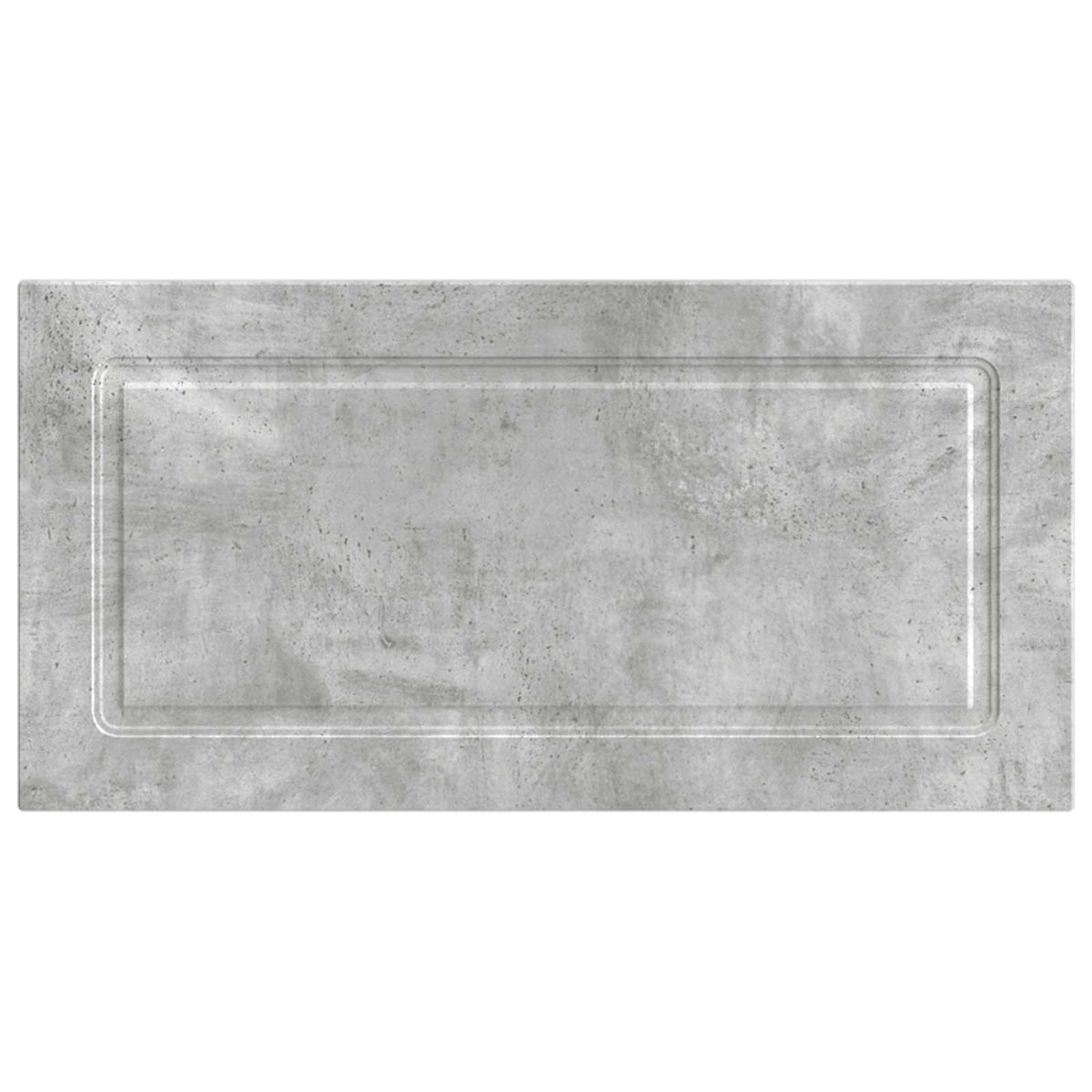 Wall-Mounted Headboard UTRECHT Concrete Grey Engineered Wood