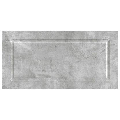 Wall-Mounted Headboard UTRECHT Concrete Grey Engineered Wood