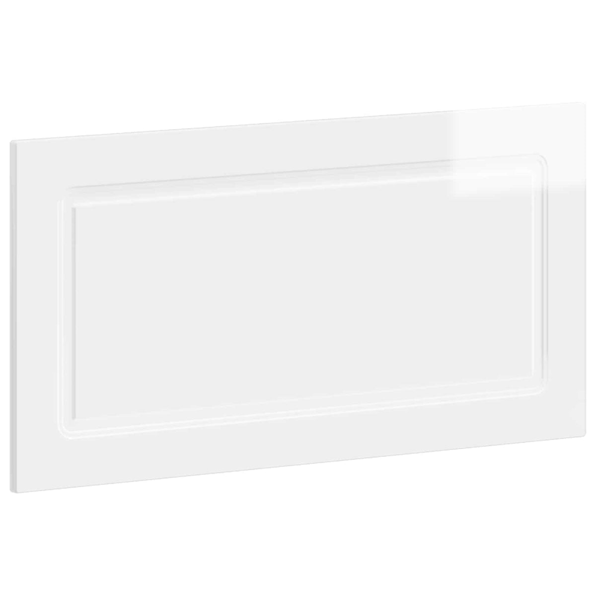 Wall-Mounted Headboard UTRECHT High Gloss White Engineered Wood