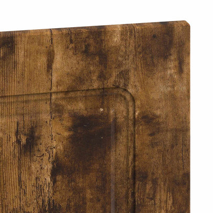 Wall-Mounted Headboard UTRECHT Smoked Oak Engineered Wood