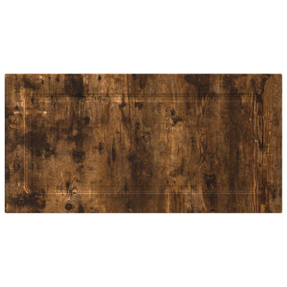 Wall-Mounted Headboard UTRECHT Smoked Oak Engineered Wood