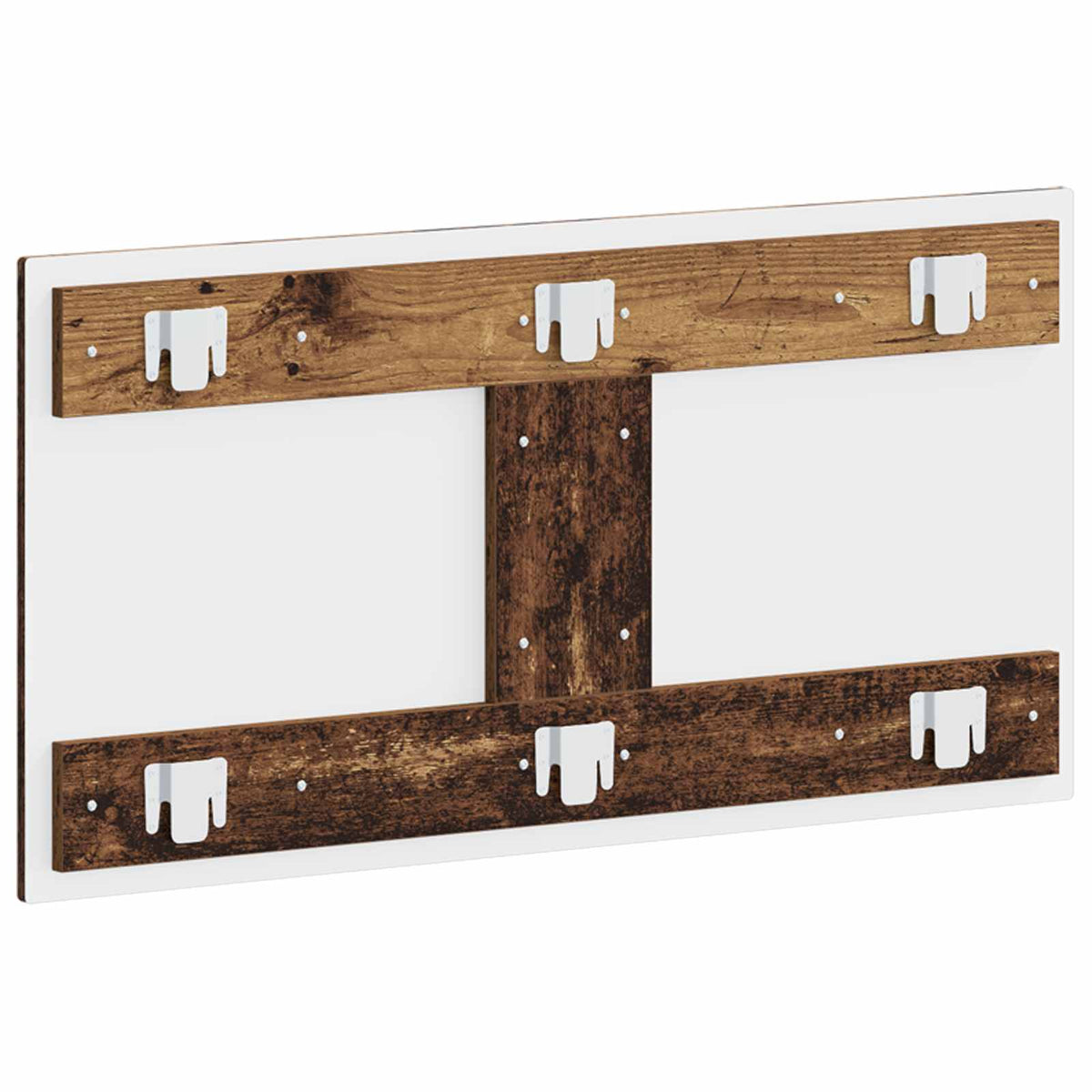 Wall-Mounted Headboard UTRECHT Old Wood Engineered Wood