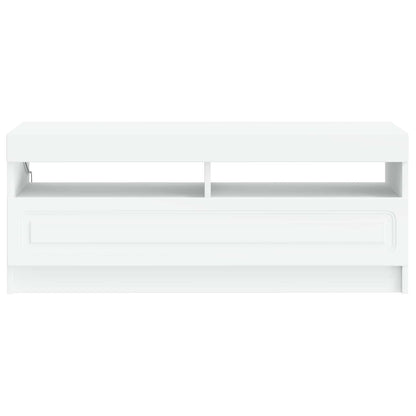 LED TV Cabinet White Engineered Wood