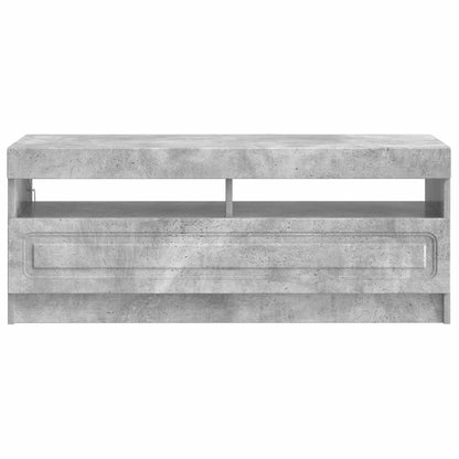 LED TV Cabinet Concrete Grey Engineered Wood