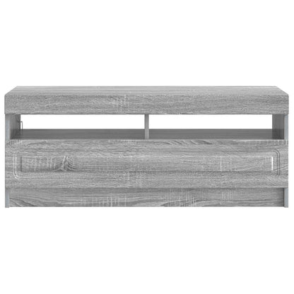 LED TV Cabinet Grey Sonoma Engineered Wood