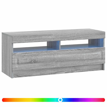 LED TV Cabinet Grey Sonoma Engineered Wood