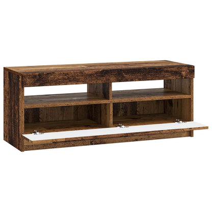LED TV Cabinet Old Wood Engineered Wood