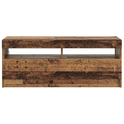 LED TV Cabinet Old Wood Engineered Wood
