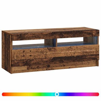 LED TV Cabinet Old Wood Engineered Wood