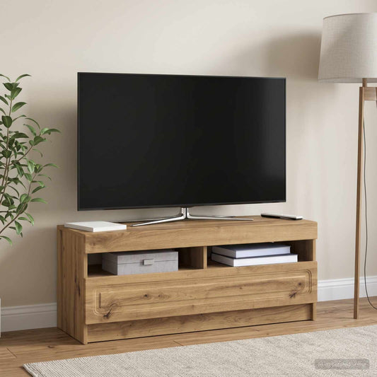 LED TV Cabinet Artisan Oak Engineered Wood