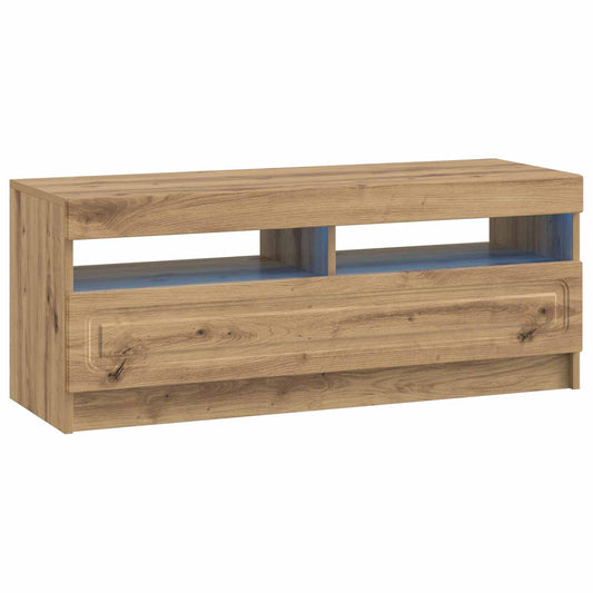 LED TV Cabinet Artisan Oak Engineered Wood