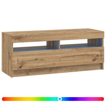 LED TV Cabinet Artisan Oak Engineered Wood
