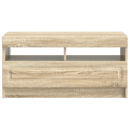 LED TV Cabinet Sonoma Oak Engineered Wood
