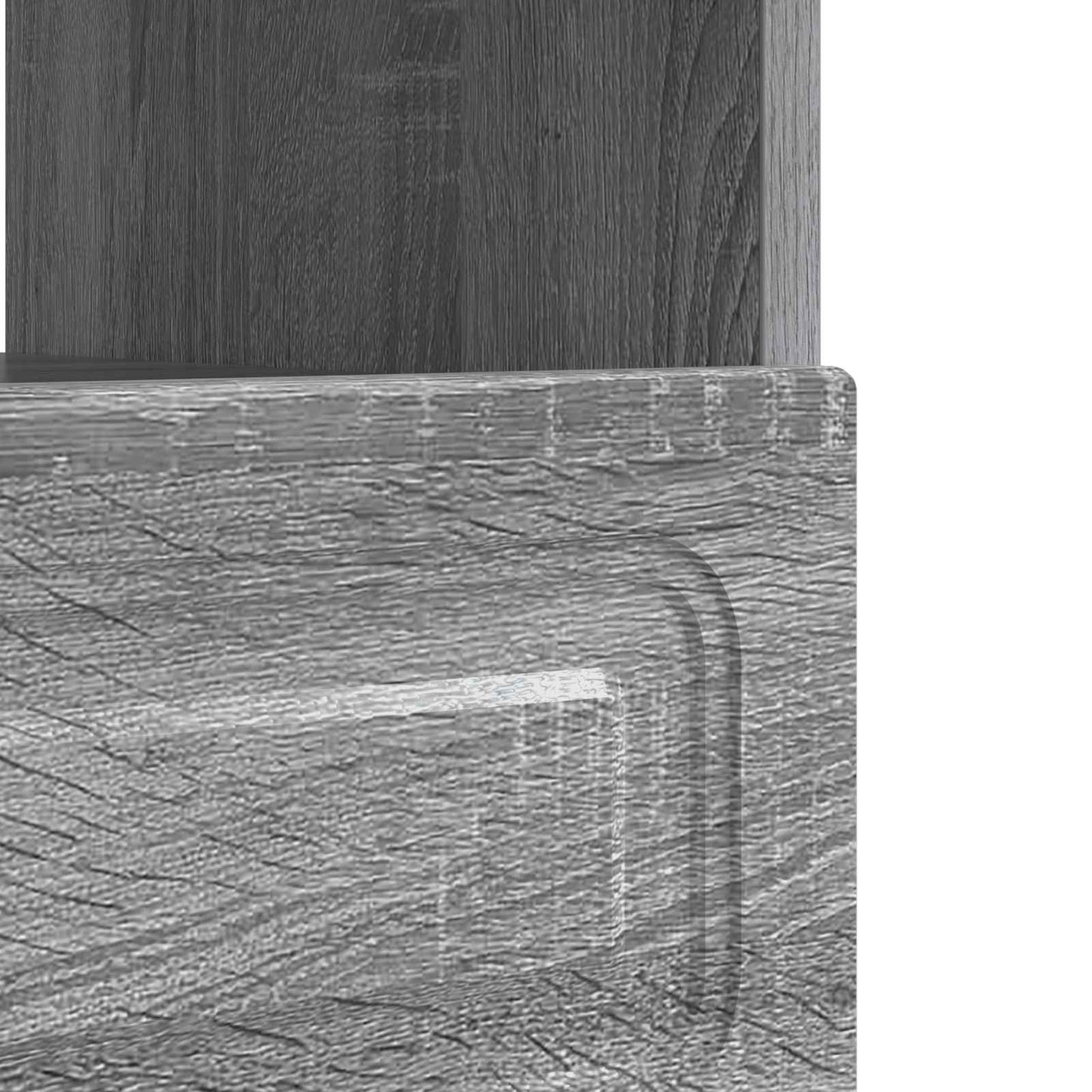 LED TV Cabinet Grey Sonoma Engineered Wood