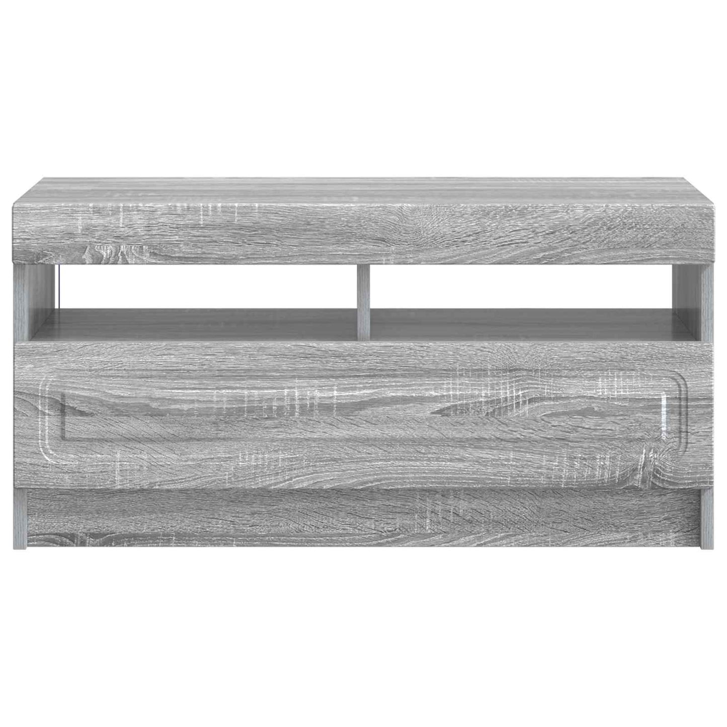 LED TV Cabinet Grey Sonoma Engineered Wood