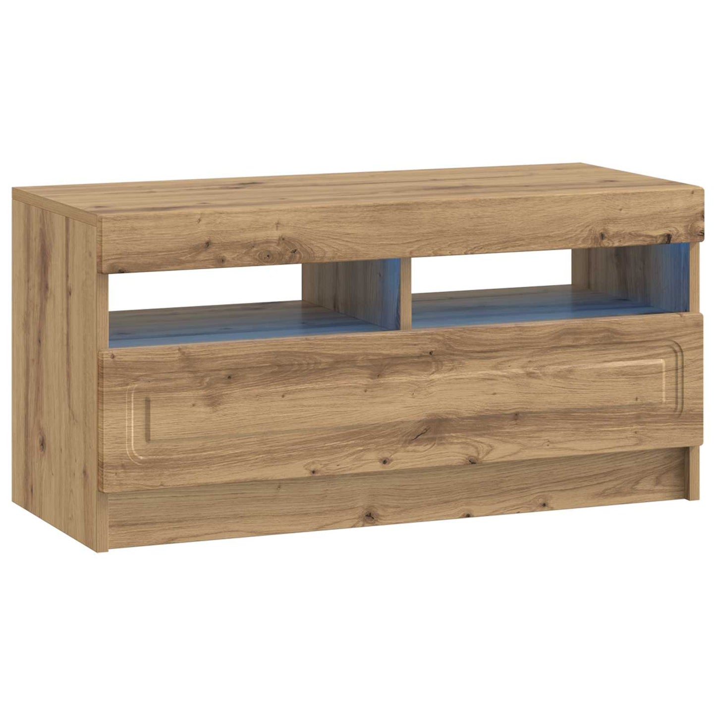LED TV Cabinet Artisan Oak Engineered Wood