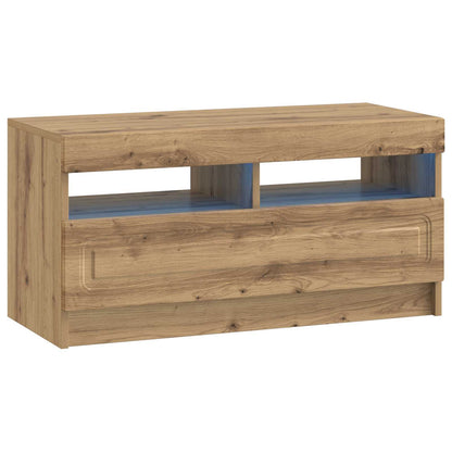 LED TV Cabinet Artisan Oak Engineered Wood