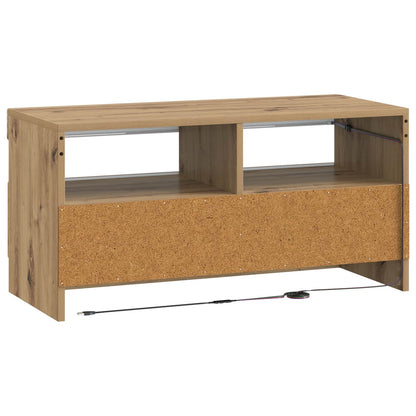 LED TV Cabinet Artisan Oak Engineered Wood