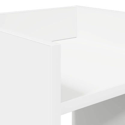 Plant Stand White 30 x 30 x 100 cm Engineered Wood
