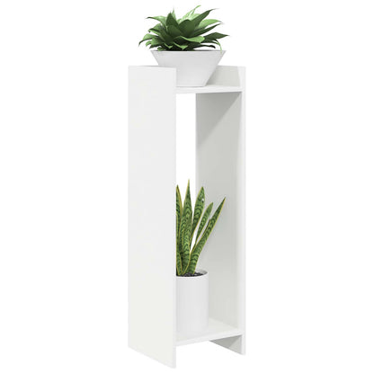 Plant Stand 2 pcs White 30 x 30 x 100 cm Engineered Wood