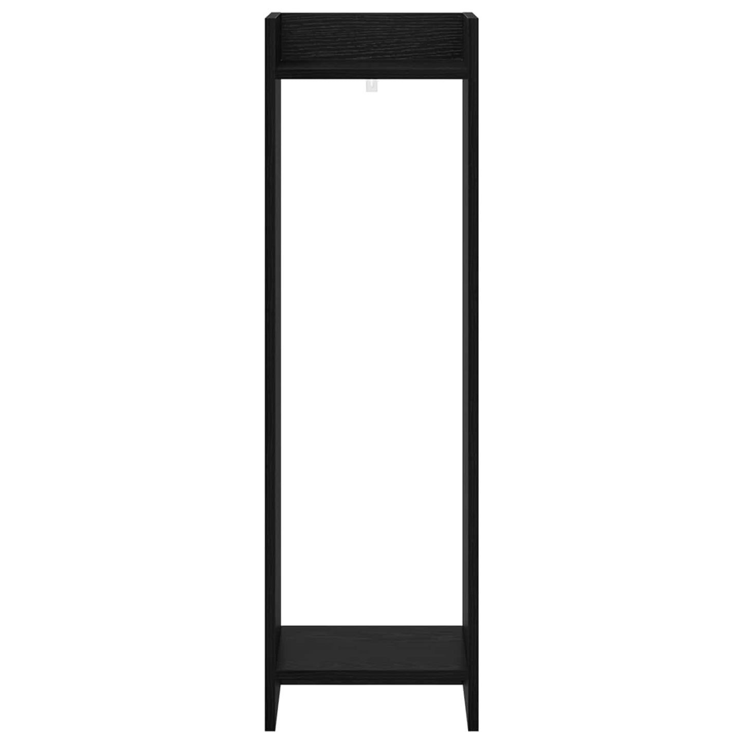 Plant Stand 2 pcs Black Oak 30 x 30 x 100 cm Engineered Wood