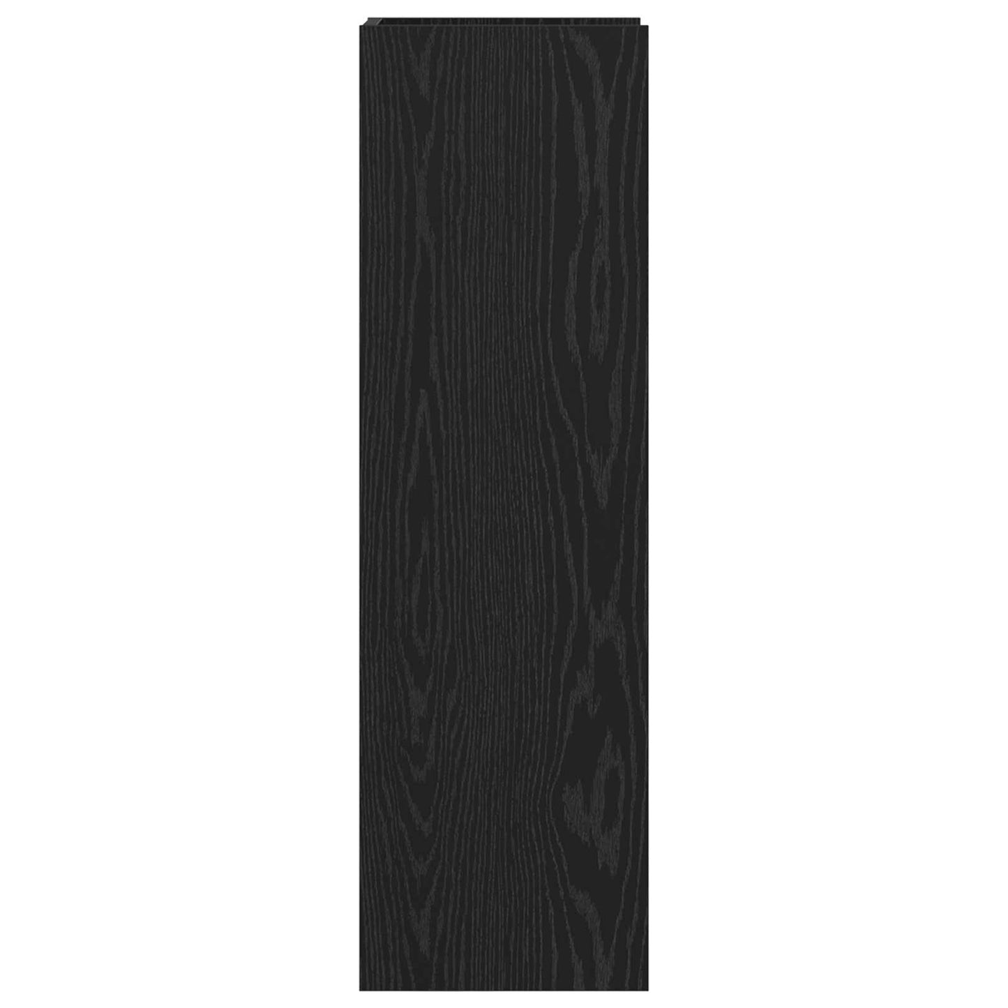 Plant Stand 2 pcs Black Oak 30 x 30 x 100 cm Engineered Wood