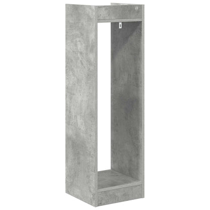 Plant Stand 2 pcs Concrete Grey 30 x 30 x 100 cm