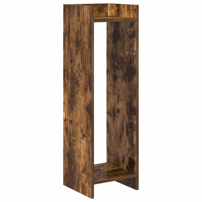 Plant Stand Smoked Oak 30 x 30 x 100 cm Engineered Wood