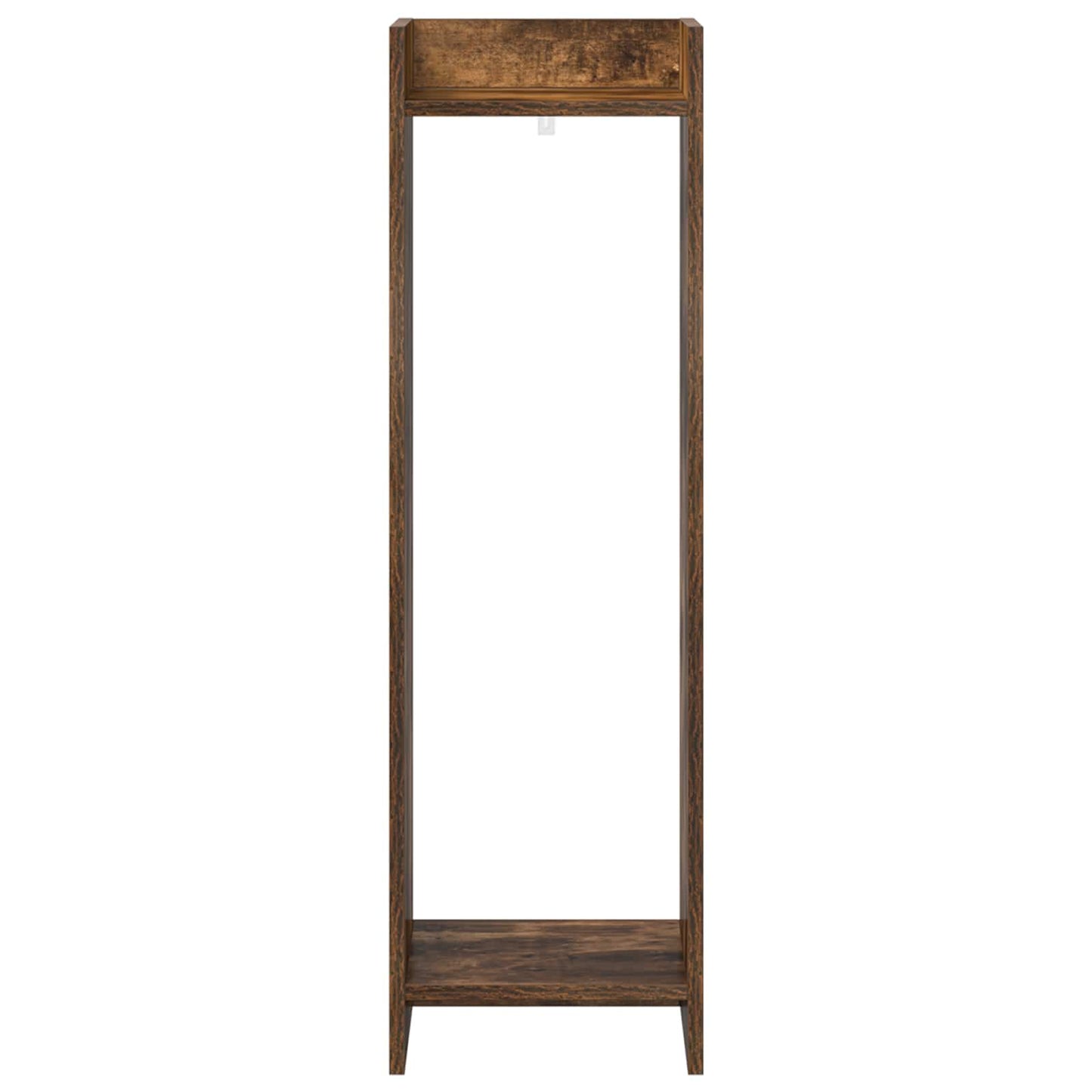 Plant Stand Smoked Oak 30 x 30 x 100 cm Engineered Wood