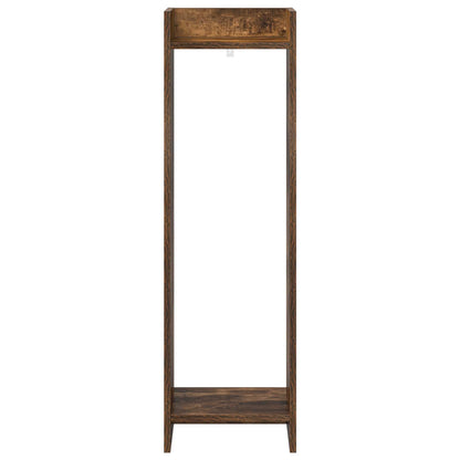 Plant Stand Smoked Oak 30 x 30 x 100 cm Engineered Wood