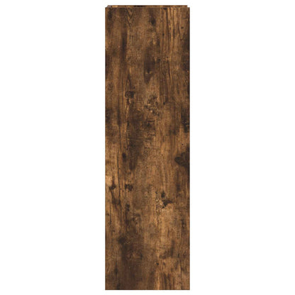 Plant Stand Smoked Oak 30 x 30 x 100 cm Engineered Wood