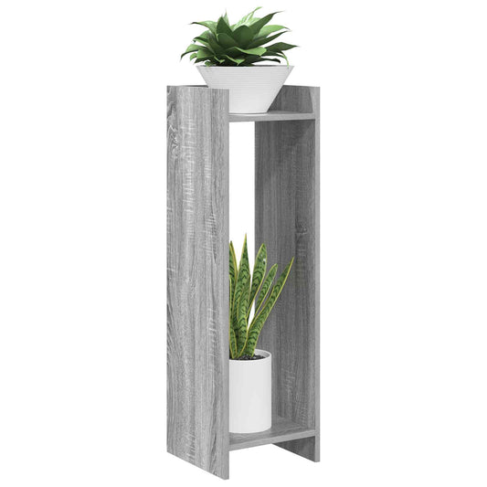 Plant Stand Grey Sonoma 30 x 30 x 100 cm Engineered Wood