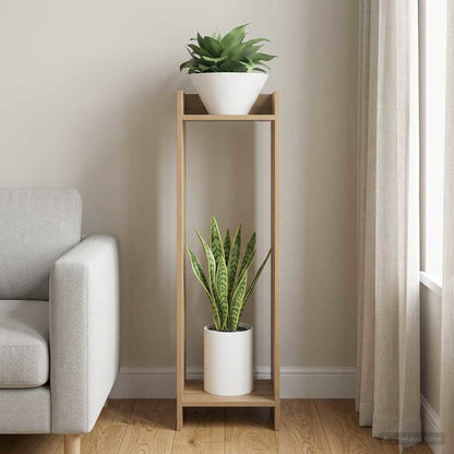 Plant Stand Artisan Oak 30 x 30 x 100 cm Engineered Wood