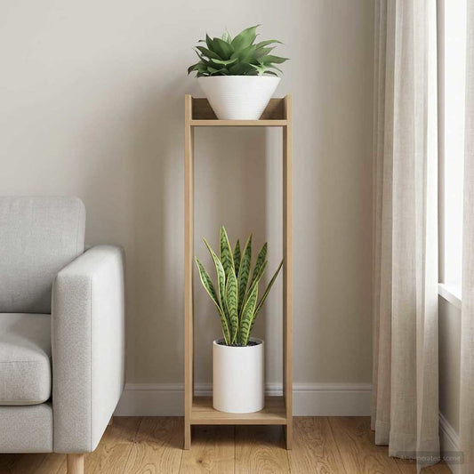 Plant Stand Artisan Oak 30 x 30 x 100 cm Engineered Wood