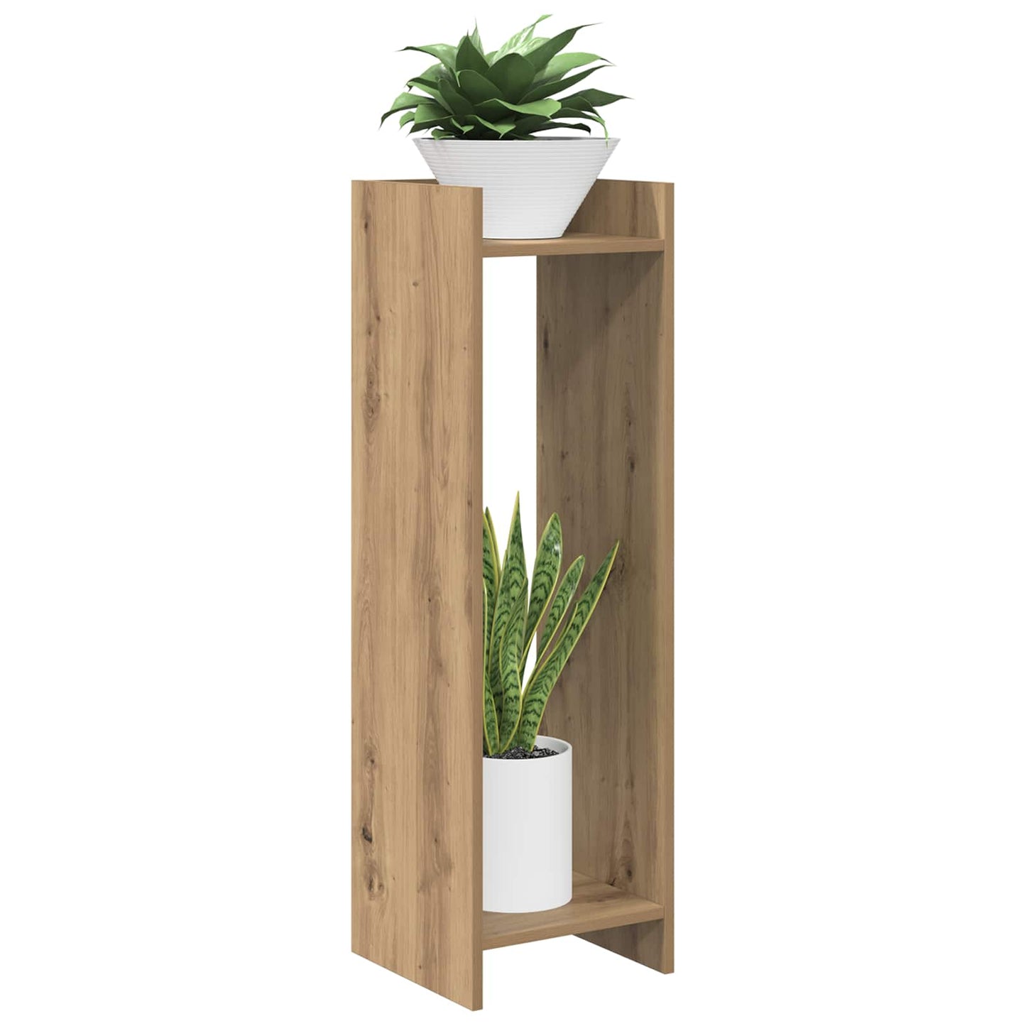 Plant Stand Artisan Oak 30 x 30 x 100 cm Engineered Wood
