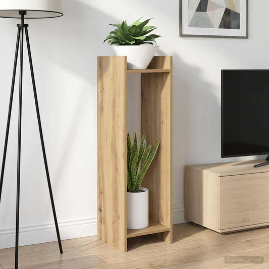 Plant Stand 2 pcs Artisan Oak 30 x 30 x 100 cm Engineered Wood