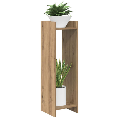 Plant Stand 2 pcs Artisan Oak 30 x 30 x 100 cm Engineered Wood