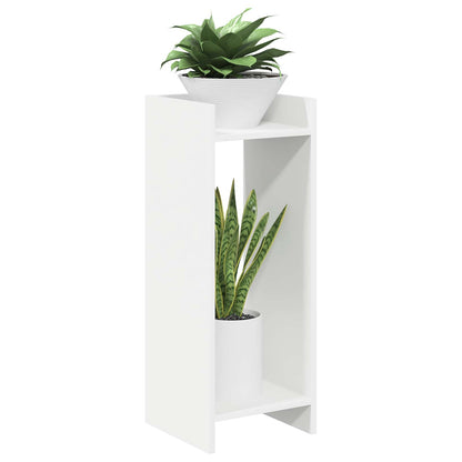 Plant Stand 2 pcs White 30 x 30 x 80 cm Engineered Wood