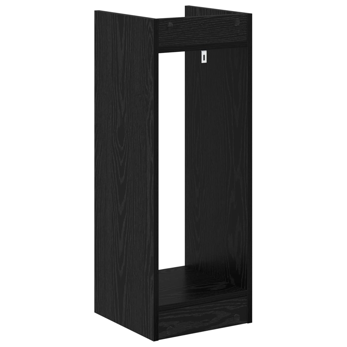 Plant Stand Black Oak 30 x 30 x 80 cm Engineered Wood