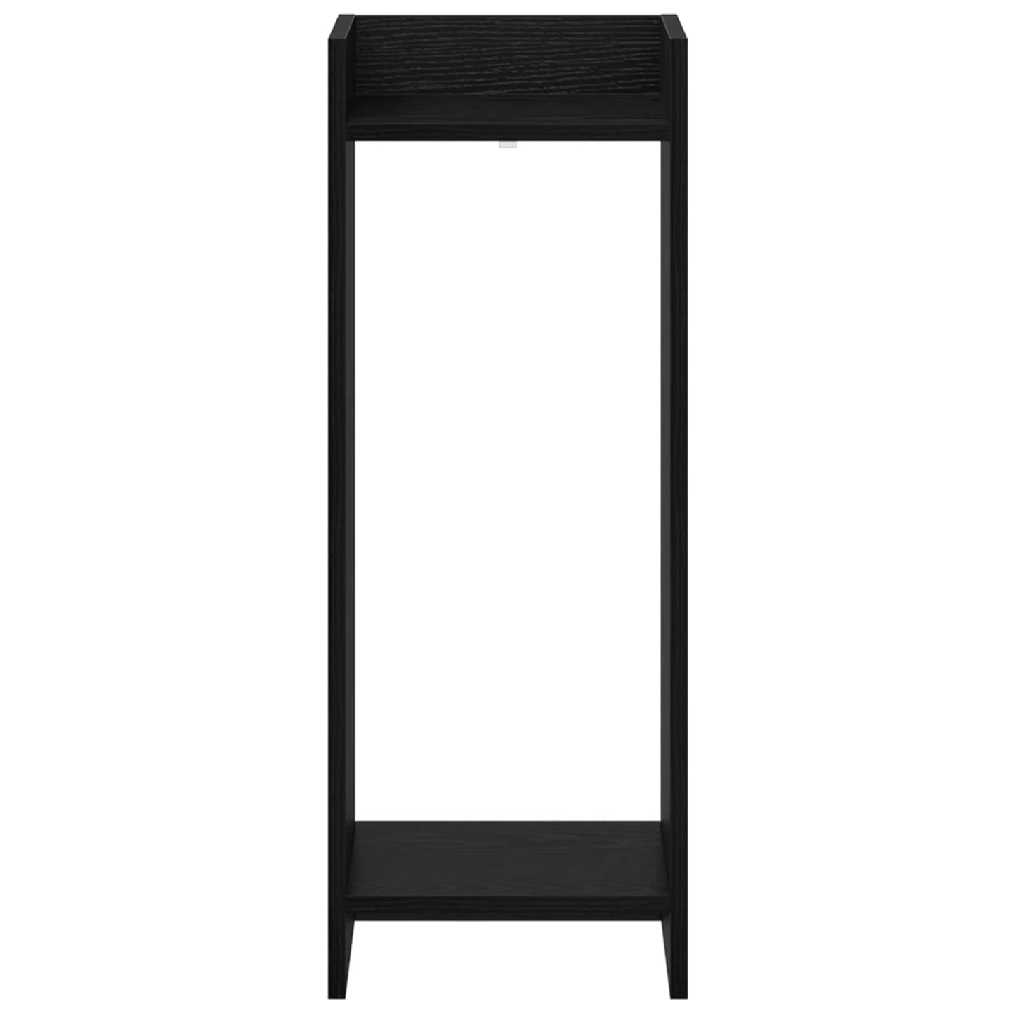 Plant Stand Black Oak 30 x 30 x 80 cm Engineered Wood