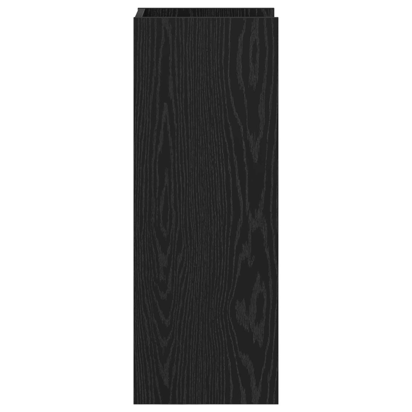 Plant Stand Black Oak 30 x 30 x 80 cm Engineered Wood
