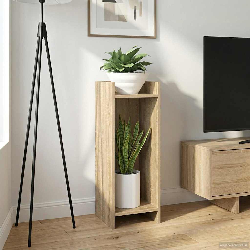Plant Stand Sonoma Oak 30 x 30 x 80 cm Engineered Wood