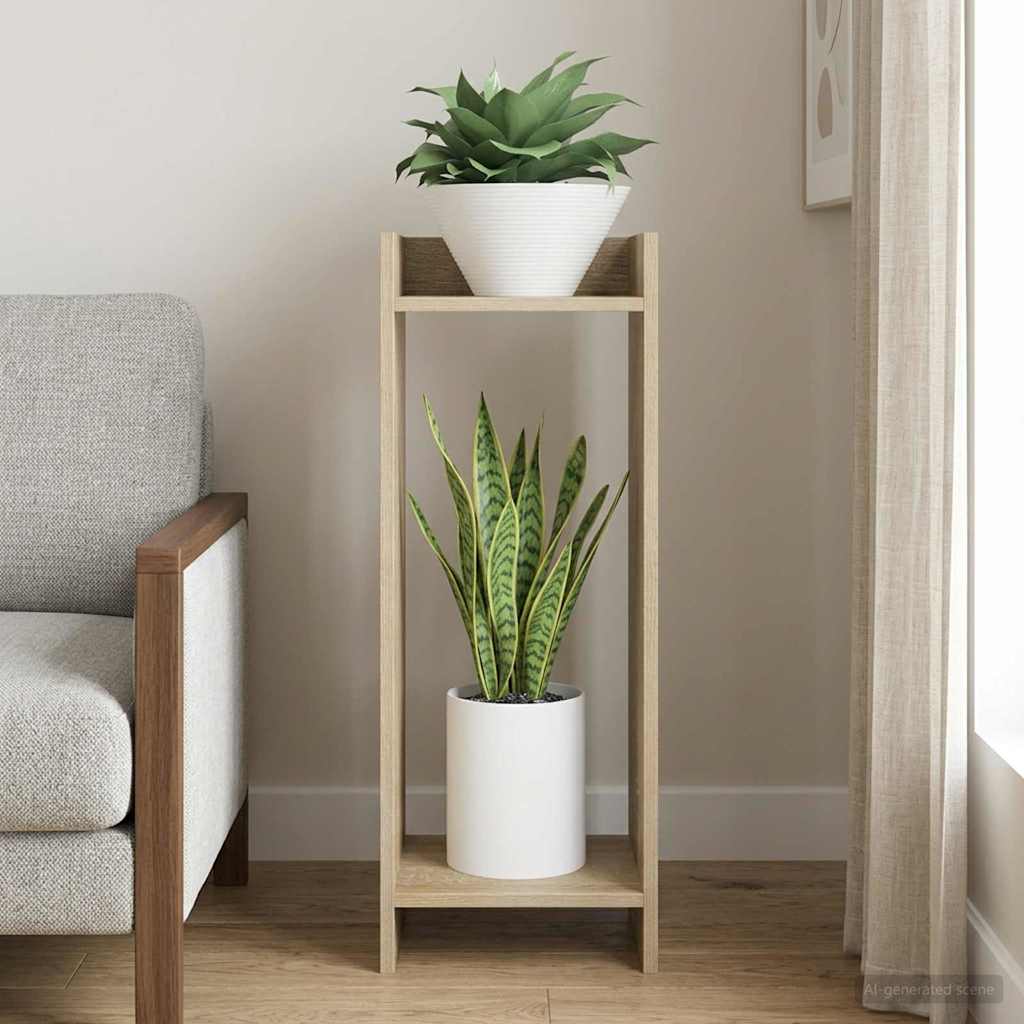Plant Stand Sonoma Oak 30 x 30 x 80 cm Engineered Wood
