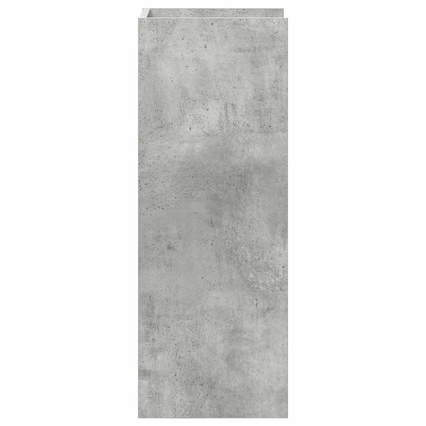 Plant Stand Concrete Grey 30 x 30 x 80 cm Engineered Wood