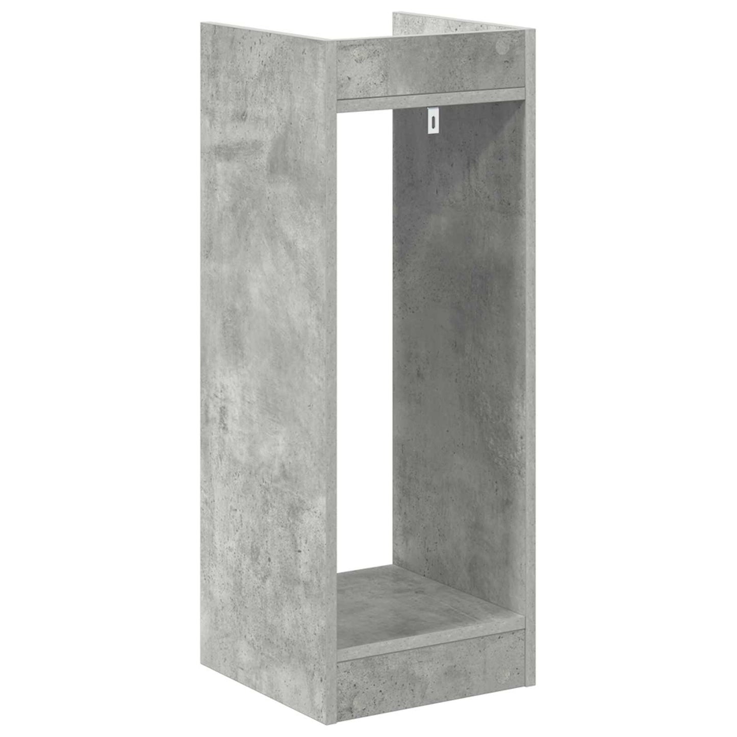 Plant Stand 2 pcs Concrete Grey 30 x 30 x 80 cm Engineered Wood