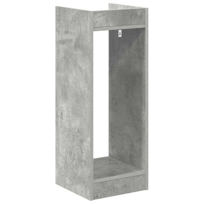 Plant Stand 2 pcs Concrete Grey 30 x 30 x 80 cm Engineered Wood